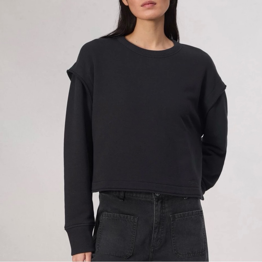 Rag & Bone Jo Pullover black cotton size M